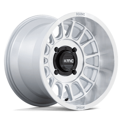 KMC Powersports KS138 IMPACT UTV 15X10 SILVER W/ MACHINED FACE