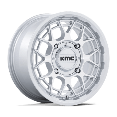 KMC Powersports KS139 TECHNIC UTV 15X7 GLOSS SILVER MACHINED