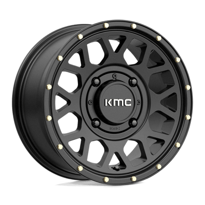 KMC Powersports KS135 GRENADE 14X7 SATIN BLACK