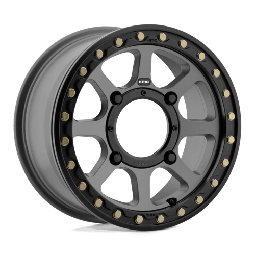 KMC Powersports KS234 ADDICT 2 BEADLOCK 15X6 SATIN GRAY
