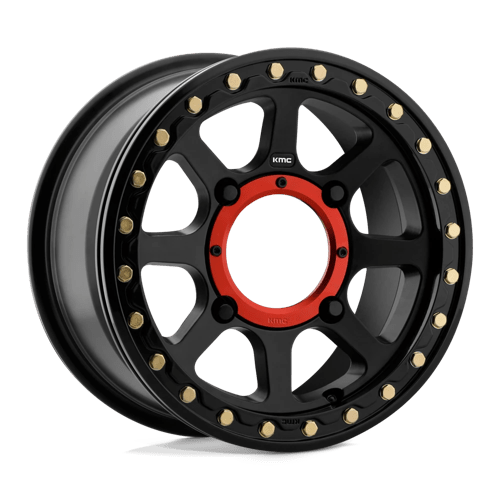 KMC Powersports KS234 ADDICT 2 BEADLOCK 15X6 SATIN BLACK
