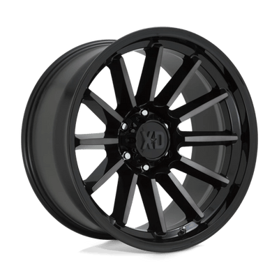 XD XD855 LUXE 17X9 GLOSS BLACK MACHINED W/ GRAY TINT