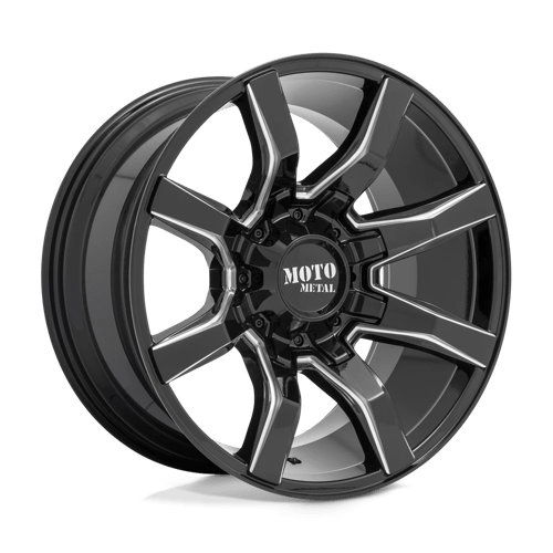 Moto Metal MO804 SPIDER 20X9 GLOSS BLACK MILLED