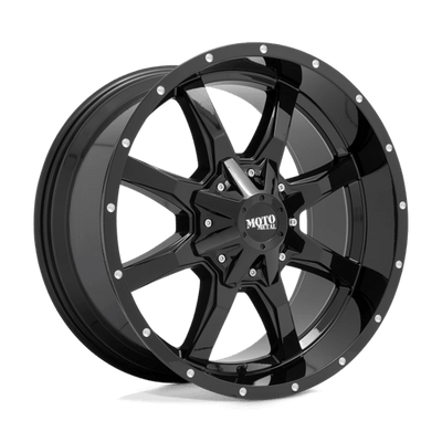 Moto Metal MO970 16X8 GLOSS BLACK W/ MILLED LIP