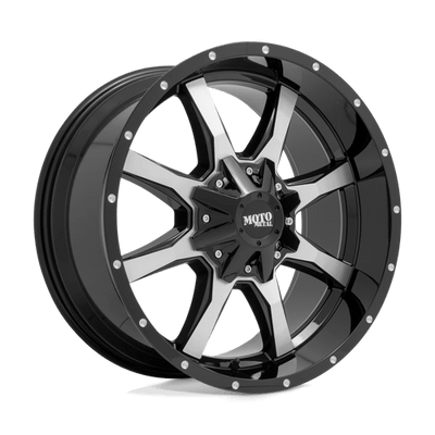 Moto Metal MO970 18X10 GLOSS BLACK W/ MACHINED FACE