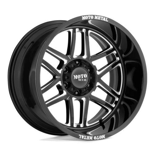 Moto Metal MO992 FOLSOM 20X10 GLOSS BLACK MILLED