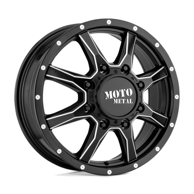 Moto Metal MO995 20X8.25 SATIN BLACK MILLED - FRONT