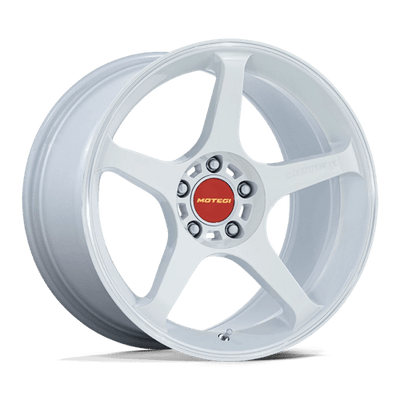 Motegi MR159 BATTLE V 18X9.5 MATSURI WHITE PEARL W/ MACHINED LIP STRIPE