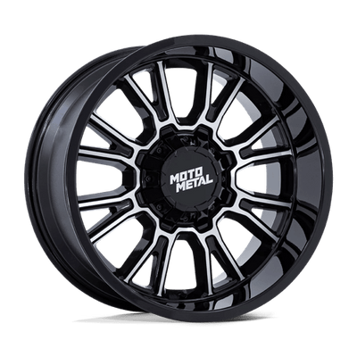 Moto Metal MO810 LEGACY 20X10 GLOSS BLACK MACHINED