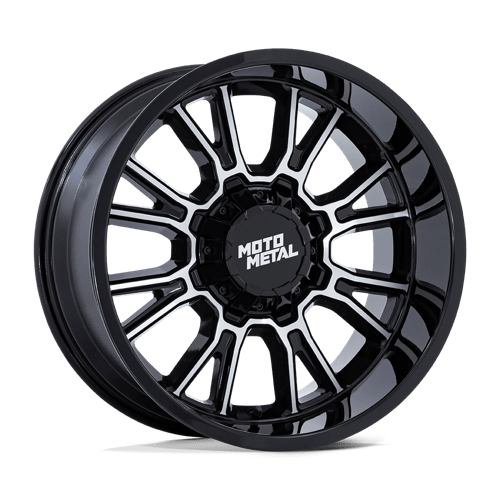 Moto Metal MO810 LEGACY 20X9 GLOSS BLACK MACHINED