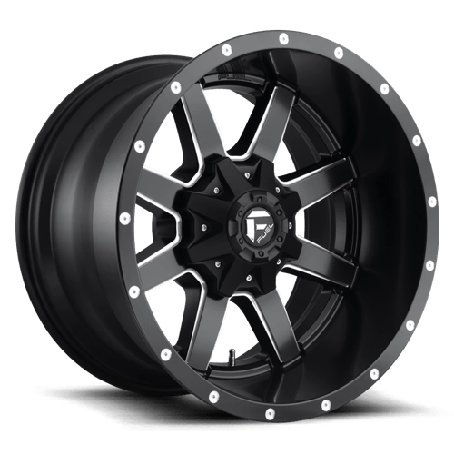 Fuel 1PC D538 MAVERICK 20X12 MATTE BLACK MILLED