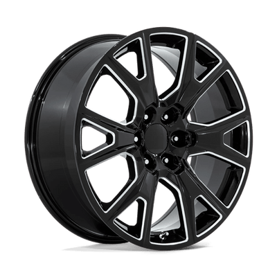 Performance Replicas PR199 24X10 GLOSS BLACK MILLED