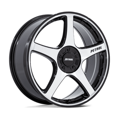 Petrol PE003 P2E 19X8 GLOSS BLACK W/ MACHINED FACE