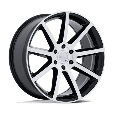 Petrol PE007 P6E 22X9.5 GLOSS BLACK W/ MACHINED FACE