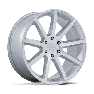 Petrol PE007 P6E 22X9.5 GLOSS SILVER W/ MACHINED FACE