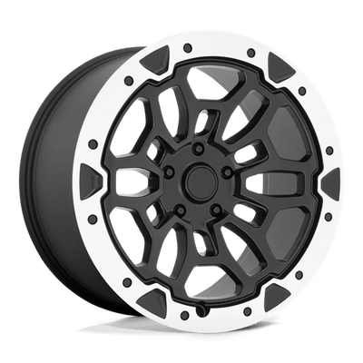 Performance Replicas PR215 22X10 MATTE BLACK MACHINED