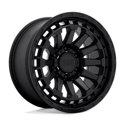 Black Rhino Hard Alloys RAID 17X8.5 MATTE BLACK