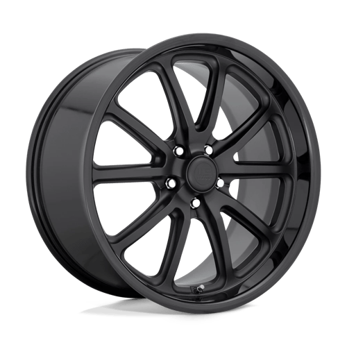 US Mag 1PC U123 RAMBLER 22X9 GLOSS BLACK MATTE BLACK
