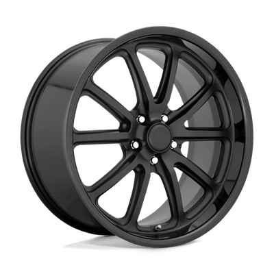 US Mag 1PC U123 RAMBLER 18X8 GLOSS BLACK MATTE BLACK