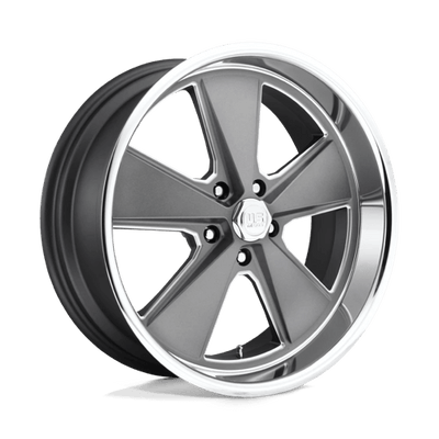 US Mag 1PC U120 ROADSTER 18X8 MATTE GUN METAL MACHINED