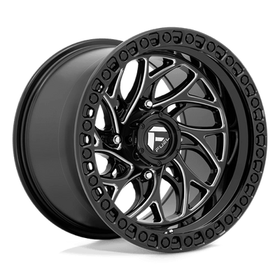 Fuel UTV D741 RUNNER 15X10 GLOSS BLACK MILLED