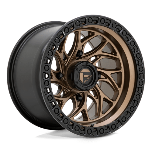 Fuel UTV D777 RUNNER UTV 15X10 BRONZE W/ BLACK RING