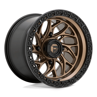 Fuel UTV D777 RUNNER UTV 15X10 BRONZE W/ BLACK RING