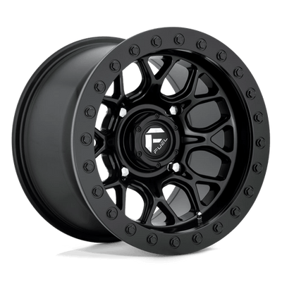Fuel UTV D916 TECH BEADLOCK 15X10 MATTE BLACK