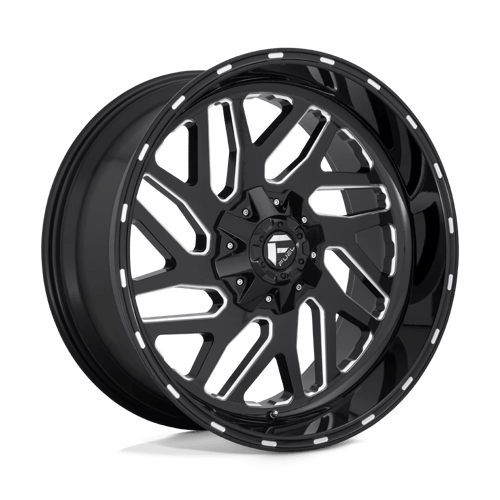 Fuel 1PC D581 TRITON 22X10 GLOSS BLACK MILLED