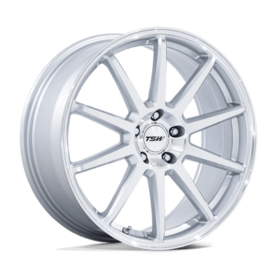 TSW TW004 CANARD 20X10.5 GLOSS SILVER W/ MACHINED FACE
