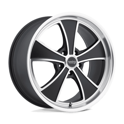 American Racing Vintage VN807 MACH 5 20X10 SATIN BLACK MACHINED