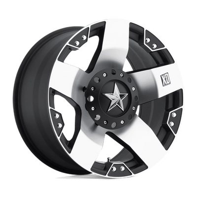 XD XD775 ROCKSTAR 20X8.5 MACHINED FACE W/ BLK WINDOWS