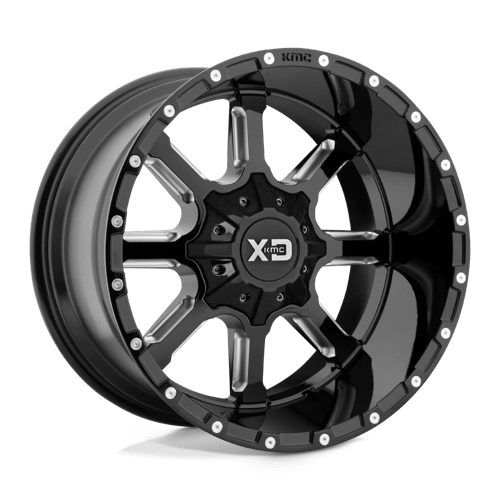 XD XD838 MAMMOTH 20X9 GLOSS BLACK MILLED
