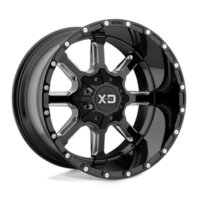 XD XD838 MAMMOTH 20X9 GLOSS BLACK MILLED
