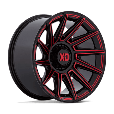 XD XD867 SPECTER 20X10 GLOSS BLACK W/ RED TINT