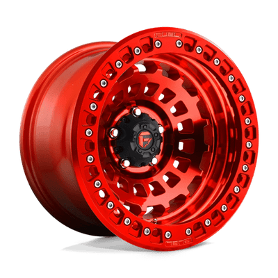 Fuel 1PC D100 ZEPHYR BEADLOCK 17X9 CANDY RED