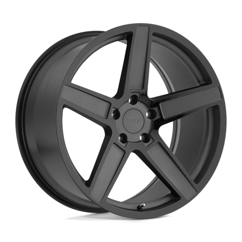 TSW ASCENT 17X8 MATTE GUNMETAL W/ GLOSS BLACK FACE