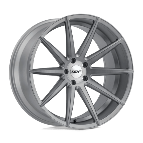 TSW CLYPSE 18X8.5 TITANIUM W/ MATTE BRUSHED FACE