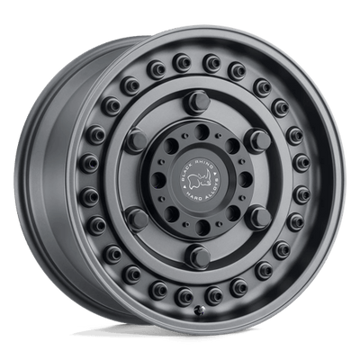 Black Rhino Hard Alloys ARMORY 17X8 GUN BLACK