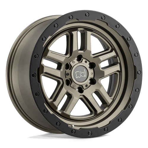 Black Rhino Hard Alloys BARSTOW 18X9.5 MATTE BRONZE W/ MATTE BLACK RING