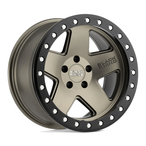 Black Rhino Hard Alloys CRAWLER 18X9.5 MATTE BRONZE W/ BLACK RING