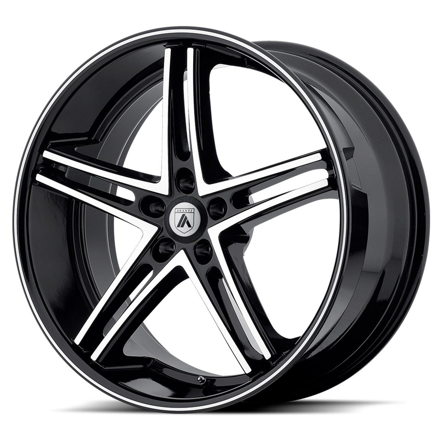 Asanti Black ABL-7 22X10 MACHINED FACE W/ BLACK LIP