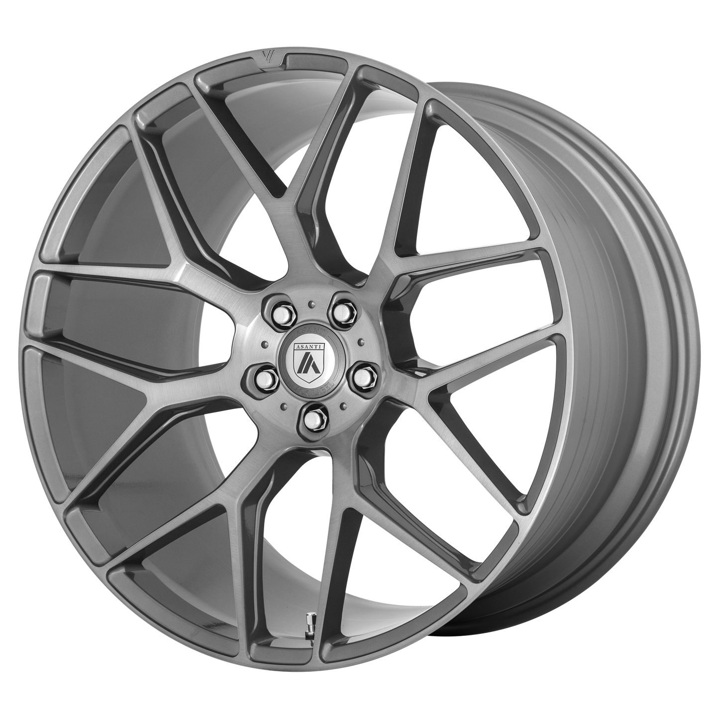 Asanti Black ABL-27 DYNASTY 22X10.5 TITANIUM BRUSHED