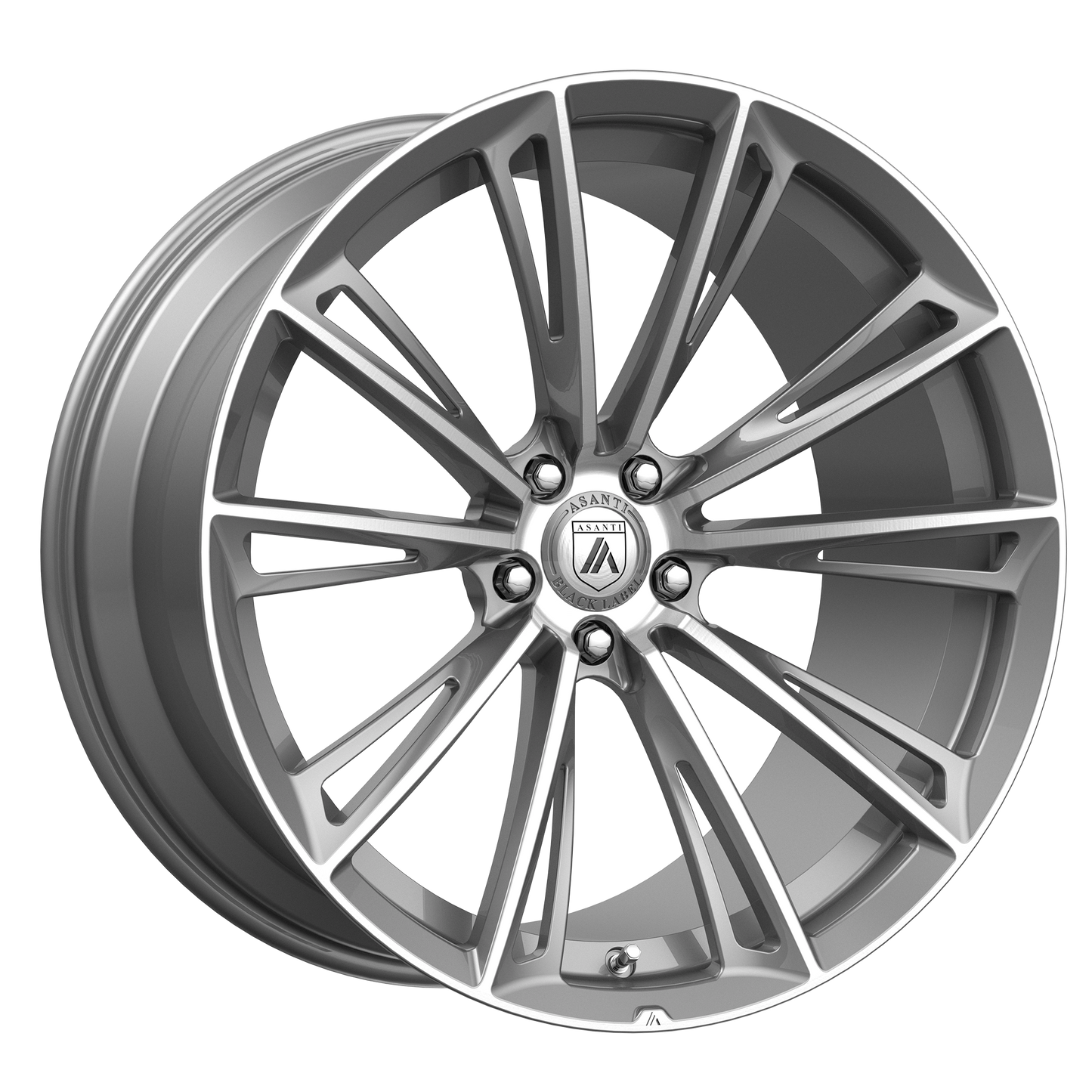 Asanti Black ABL30 CORONA 20X9 TITANIUM BRUSHED