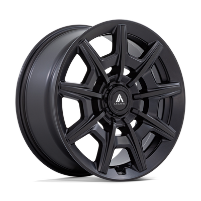 Asanti Black AB041 ESQUIRE 20X9 SATIN BLACK GLOSS BLACK FACE