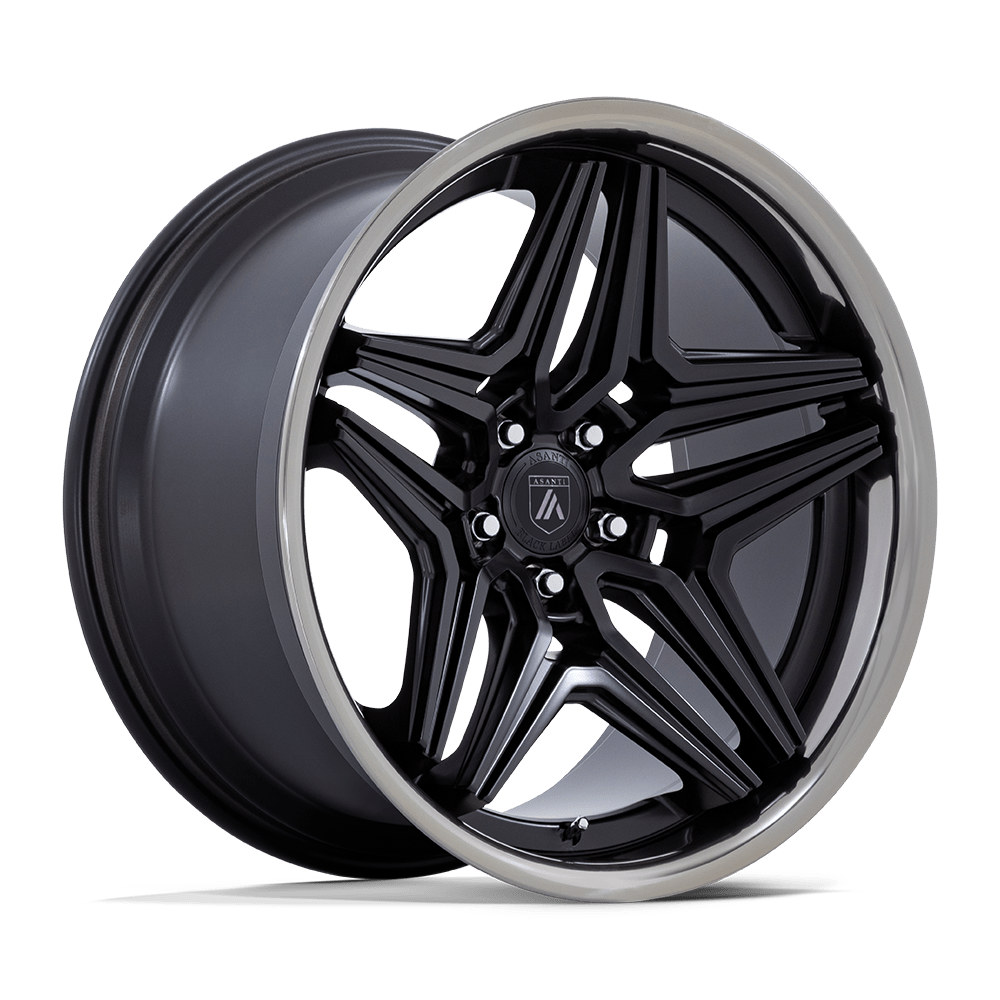 Asanti Black AB046 DUKE 22X10.5 SATIN BLACK W/ DDT LIP