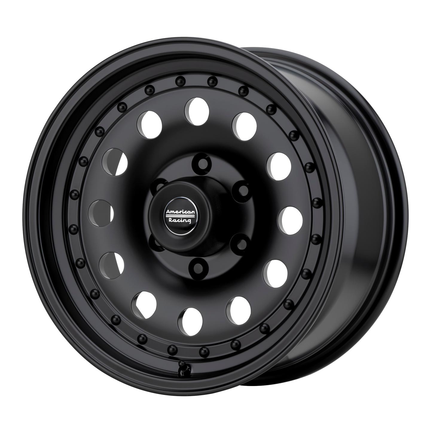 American Racing AR62 OUTLAW II 18X8 SATIN BLACK