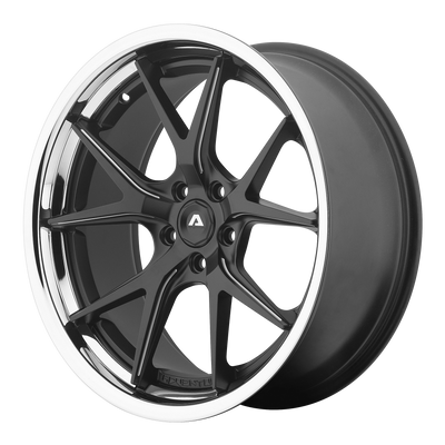 Adventus AVS-3 22X10.5 MATTE BLACK MILLED W/ SS LIP