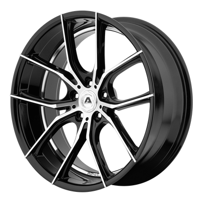 Adventus AVX-6 22X10 GLOSS BLACK MACHINED