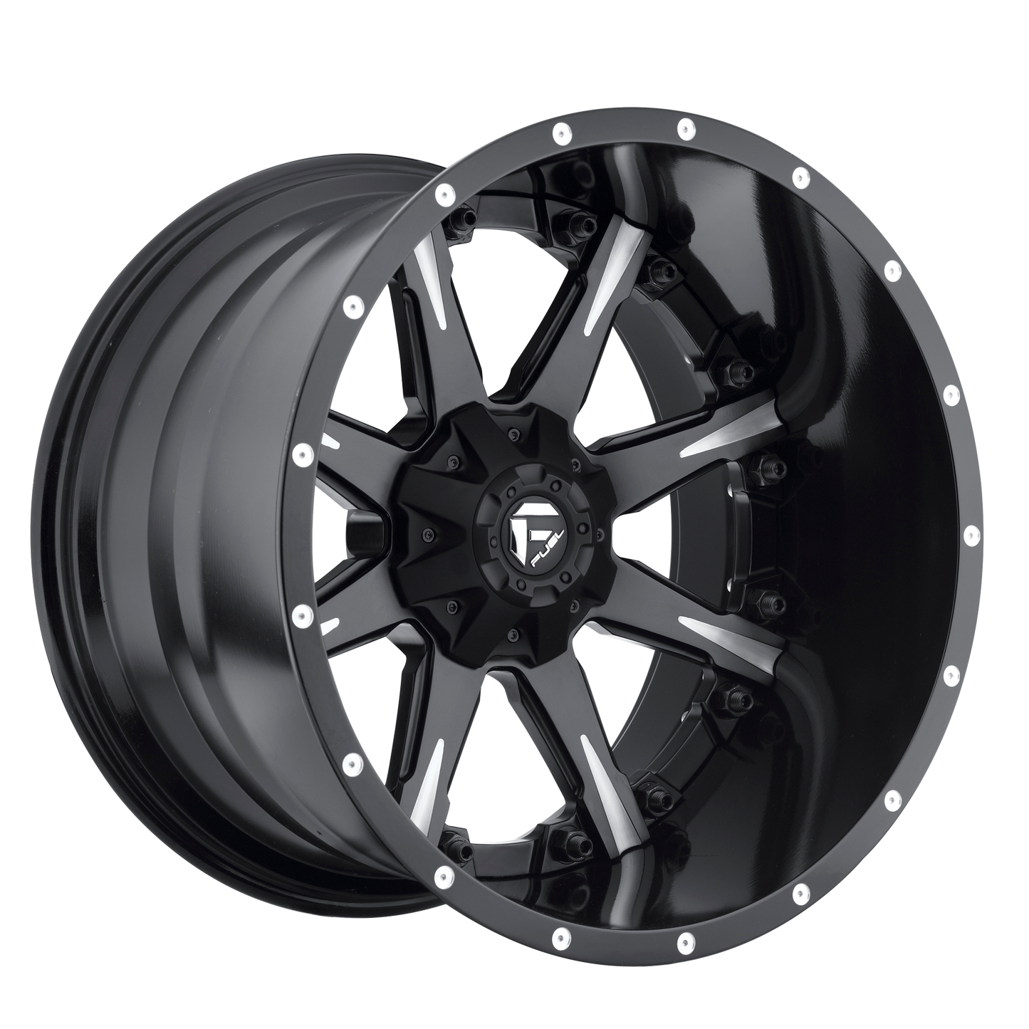 Fuel 1PC D251 NUTZ 20X9 MATTE BLACK MILLED